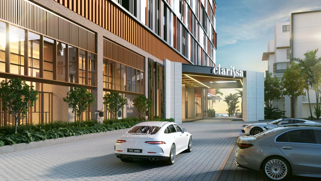 Clarissa entrance drop-off at Clarissa Langkawi
