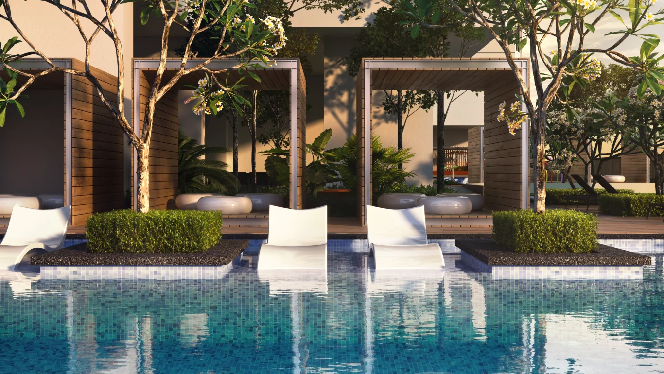 Clarissa residence interior overlooking the sea in Langkawi