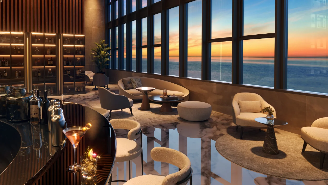 Clarissa residents lounge and resort facilities