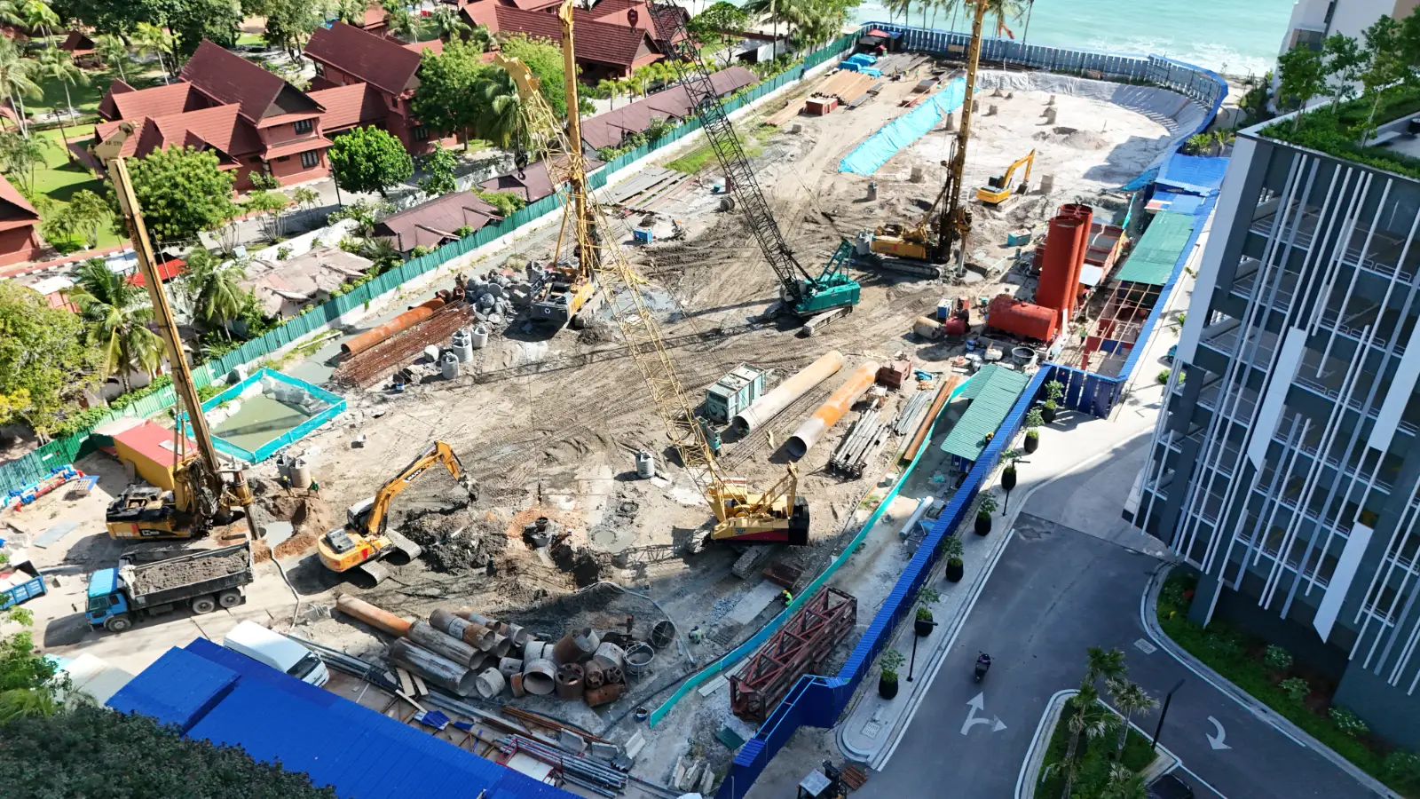 Tropicana Cenang construction progress in August 2026